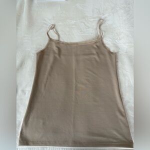 Tan Spaghetti Strap Cami Top